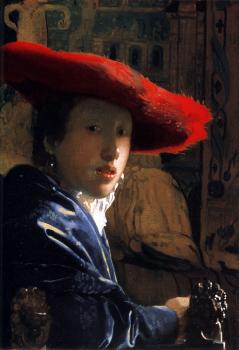 約翰尼斯 維米爾 Girl with the red hat 約翰尼斯 維米爾 Girl with the red hat